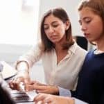 taking private piano lesson